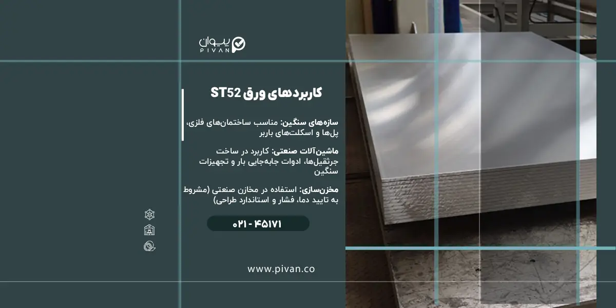 کاربرد ورق ST52 چیست؟