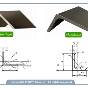 مقایسه نبشی بال مساوی و نامساوی-پیوان مرجع قیمت آهن