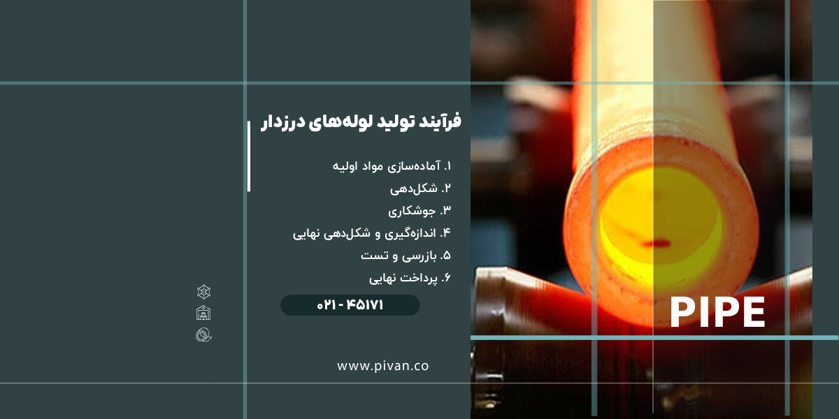 فرایند تولید لولههای درزدار