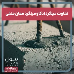 تفاوت میلگرد ادکا و میلگرد ممان منفی