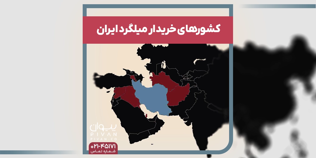 کشورهای خریدار میلگرد ایران
