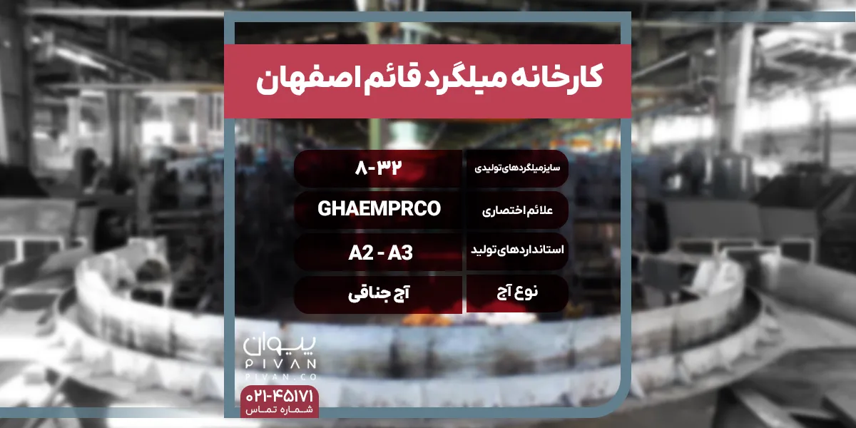 کارخانه میلگرد قائم اصفهان