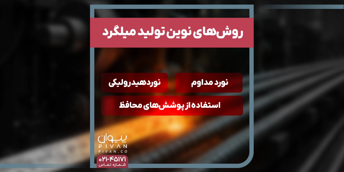 روش‌های نوین تولید میلگرد 