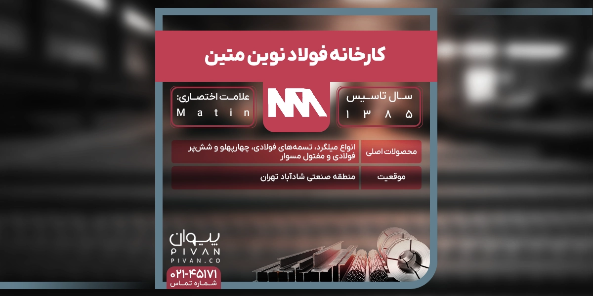 کارخانه فولاد نوین متین