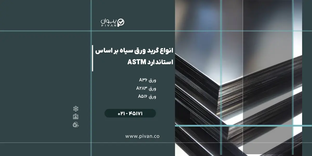 انواع گرید ورق سیاه بر اساس استاندارد ASTM