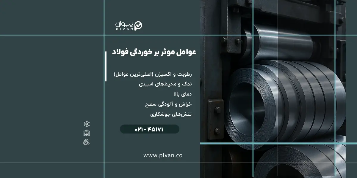 عوامل موثر بر خوردگی فولاد