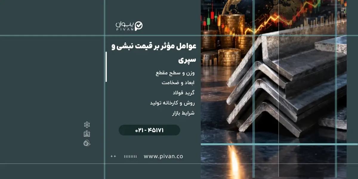 عوامل مؤثر بر قیمت نبشی و سپری